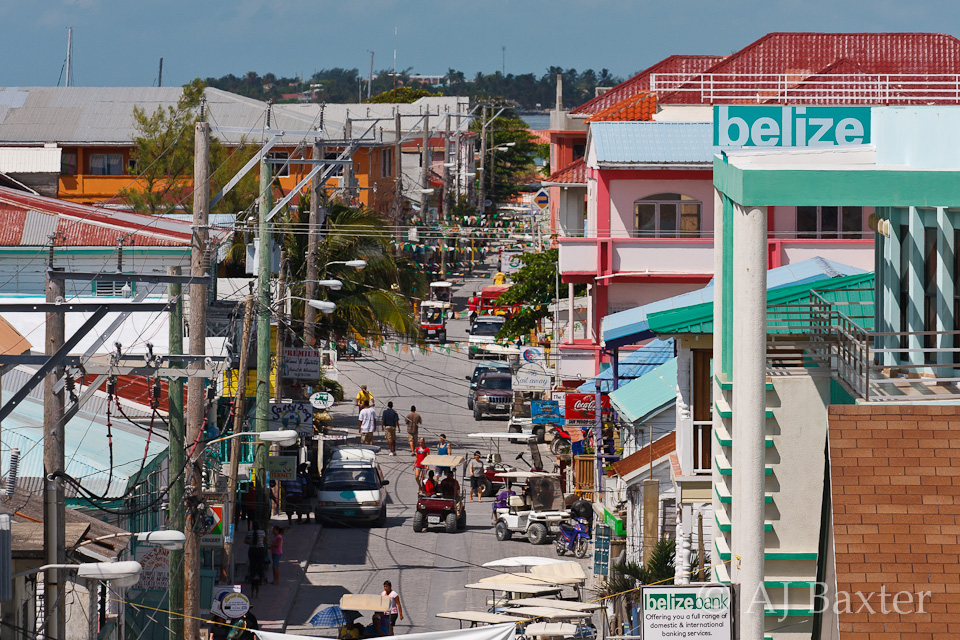 BELIZE TOWN VIEW